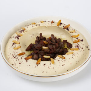 hummus bi lahmeh