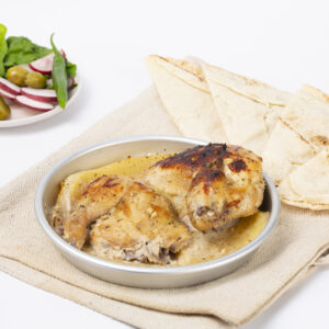 chicken & potato with lemon garlic