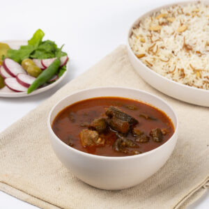 okra with tomato sauce